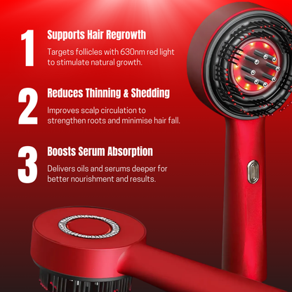 Lumira™ | Advanced Red Light Therapy Comb for Thicker, Fuller Hair