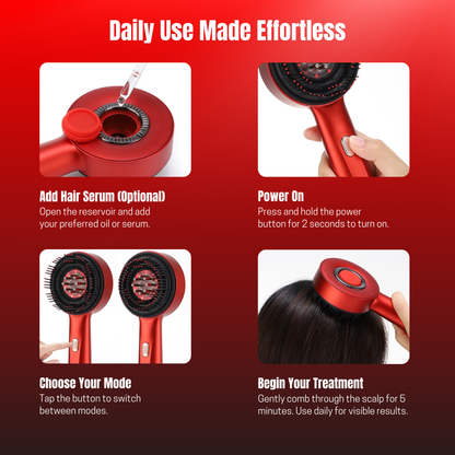 Lumira™ | Advanced Red Light Therapy Comb for Thicker, Fuller Hair